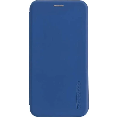 Abbildung von COMMANDER Book Case Curve für Apple iPhone 11 Pro Max Soft Touch Maritim Blue