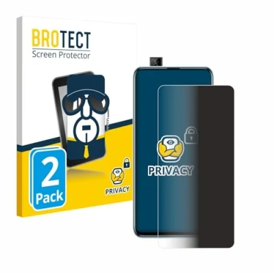 Abbildung von BROTECT (2 Stück Anti Spy Blickschutzfolie für Huawei P smart Pro 2019 Privacy Screen Protector [Displayschutz Folie, Sichtschutz, Blaulichtfilter]