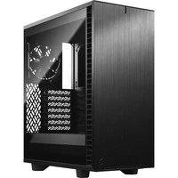 Abbildung von Fractal Design Define 7 Compact Black Brushed Aluminum/Steel ATX Silent Tempered Glass Window Mid Tower Computer Case