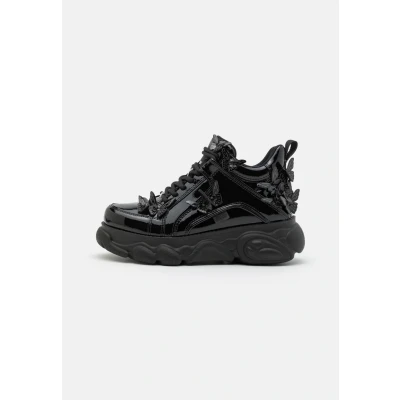 Abbildung von Buffalo Corin Butterflies Vegan Sneaker low, Damen, Größe: 39, Black Schuhe