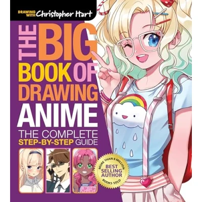 Abbildung von The Big Book of Drawing Anime: Complete step by Guide (Drawing with Christopher Hart)