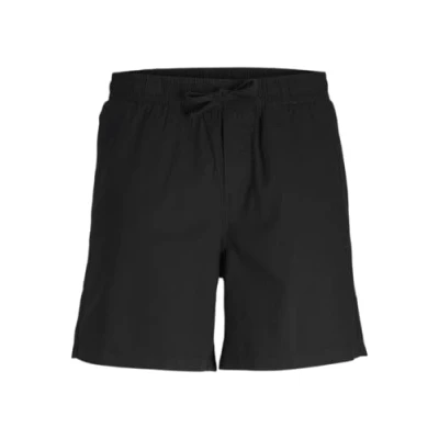 Abbildung von JACK&amp;JONES PLUS Herren JPSTJAIDEN JJSUMMER Linen BLE PLS Shorts, Black, 44