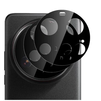 Abbildung von GIOPUEY 2 Stück [Kompletter Schutz] Kameraschutz Kompatibel mit Xiaomi 15 Ultra, HD Glas Schutzfolie [Anti Fingerabdruck] Camera Protector für Ultra