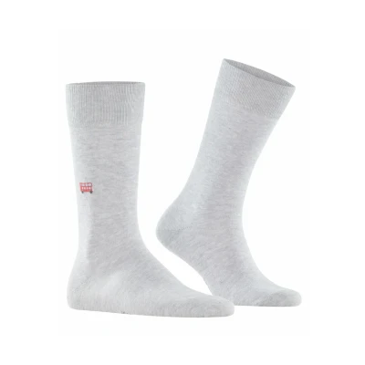 Abbildung von Burlington BRIT Style Socken, Herren, Größe: 40/46, Arctic mel