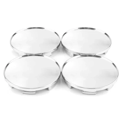 Abbildung von RhinoTuning 4 Stück Radnabenkappen für XXR Rays Enkei Nabendeckel OD 68mm ID 61,5mm, Chrom Radnabenabdeckung Geeignet 005 550 RS5 RS6 Rad, 654F Felgendeckel