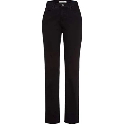 Abbildung von BRAX Style Carola Jeans Straight Leg, Damen, Größe: 40xS, Black
