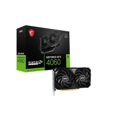 Abbildung von MSI GeForce RTX 4060 VENTUS 2X BLACK 8G OC Grafikkarte (8 GB)