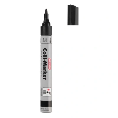 Abbildung von Herlitz 8665952 Colli Marker 1 4 mm schwarz 5 Stück wasserfest, permanent