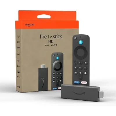 Abbildung von Zertifiziert und generalüberholt Amazon Fire TV Stick HD (Neueste Generation), Free Live TV, Alexa Sprachfernbedienung, Smart Home Steuerung, Streaming