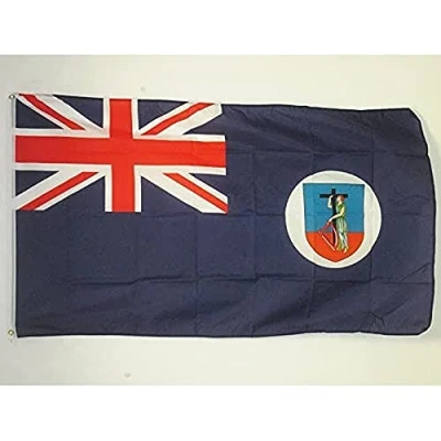 Abbildung von AZ FLAG Flagge Montserrat 90x60 cm Fahne 100% Polyester mit Messing Ösen 50g