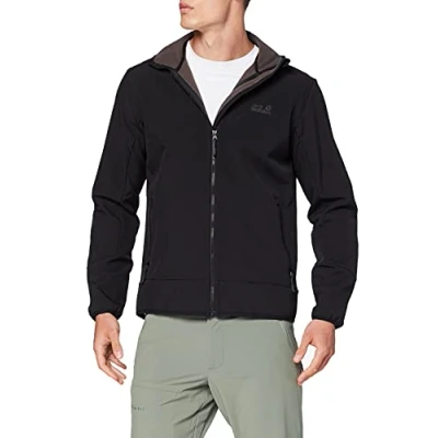 Abbildung von Jack Wolfskin Herren Softshelljacke Glacier Valley II, schwarz (Black), L