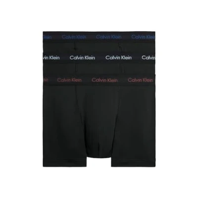 Abbildung von Calvin Klein Underwear Trunk 3 PACK Panties, Herren, Größe: Small, Marron/skyway/true navy
