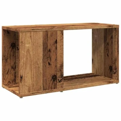 Abbildung von vidaXL TV Schrank Altholz Optik 60x24x32 cm Holzwerkstoff, Möbel, Board, Sideboard, Ständer, Bank, Fernsehschrank, Fernsehtisch