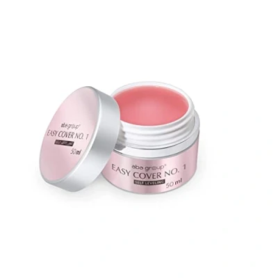Abbildung von Easy Cover Self Leveling Gel Aba Group 50ml selbstnivellierendes Aufbaugel, Nagelgel, UV, LED für Nägel, naildesign, camouflage, aufbaugel gelnägel, versiegelungsgel gelnägel (Nr 1)