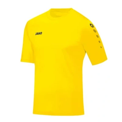 Abbildung von JAKO Teamsport Kurzarm Sport Tshirt für Kinder, Größe: 128, Gelbschwarz
