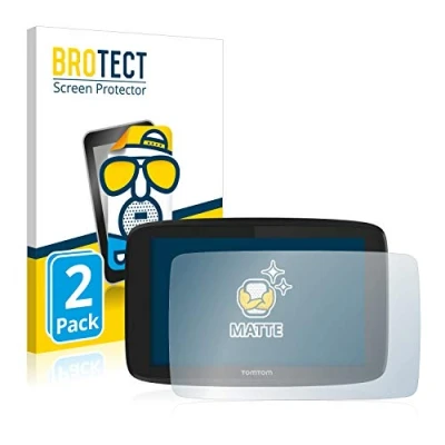 Abbildung von BROTECT Entspiegelungs Schutzfolie für TomTom Go Professional 620 (2 Stück) Matte Displayschutz Folie, Anti Reflex, Fingerprint