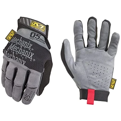 Abbildung von Mechanix Wear Specialty 0,5mm High Dexterity Handschuhe (XX Large, Schwarz/Grau)
