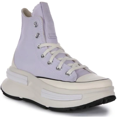 Abbildung von Converse RUN STAR Legacy CX Seasonal Sneaker high, Damen, Größe: 38.5, Vapor violet/black/egret Textil