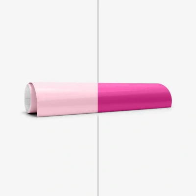 Abbildung von Cricut Farbveränderndes Vinyl (kalt), Permanent Rosa 30x60 cm