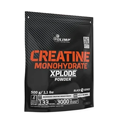 Abbildung von Olimp Sport Nutrition Creatine Monohydrate Xplode Powder (+ Natrium), 500 g Beutel (Zitrone)