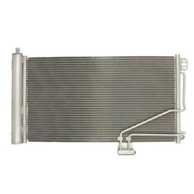 Abbildung von THERMOTEC KTT110278 Klimakondensator mit Trockner 13,8 640 MERCEDES BENZ: C Klasse Limousine, T modell, CLK Coupe