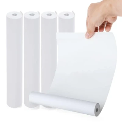 Abbildung von (4 Rollen) Thermopapier a4 für tragbare Drucker (ca. 116Blatt), Thermodrucker Papier A4, thermopapier, Schnell trocknendes, BPA freies Thermal Paper perfekt Datei Webseiten Fotodruck