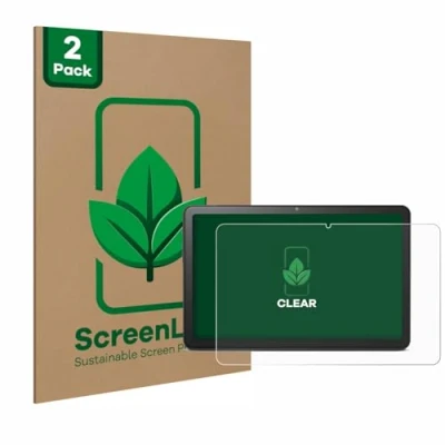 Abbildung von ScreenLeaf (2 Stück Schutzfolie für Doro Tablet 10.4&quot; [nachhaltiger Displayschutz, Folie, transparent, kratzfest]