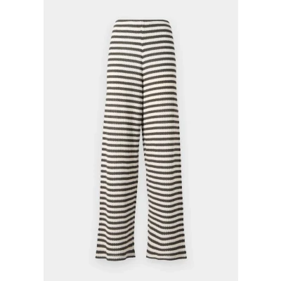 Abbildung von TOM Tailor Denim Loose Pants Stoffhose, Damen, Größe: XL, Olive/ white