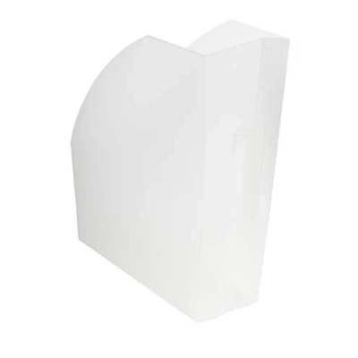 Abbildung von 3 x Exacompta Stehsammler The Magazine Office A4+ frostweiß transluzen