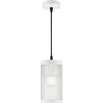 Abbildung von Nordlux Pendelleuchte &quot;Coupar&quot;, robustes, pulverbeschichtetes Metall, Gerippter Diffusor erzeugt ein angenehmes Licht, für Leuchtmittel E27