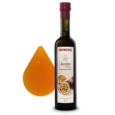 Abbildung von Wiberg AcetoPlus Passionsfrucht Essig, 1er Pack (1 x 500 ml)