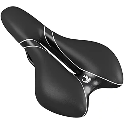 Abbildung von Wellgro Fahrradsattel Sportsattel schwarz Rennradsattel