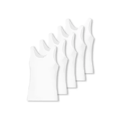 Abbildung von ESGE 5ER PACK FEIN Unterhemd/shirt, Herren, Größe: Large, Weiß