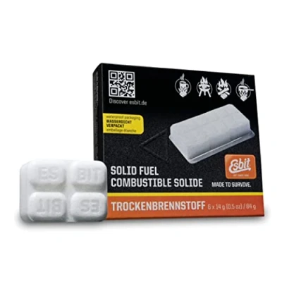 Abbildung von Esbit Solid Fuel Tablets 6 x 14g Camping Brennstoff