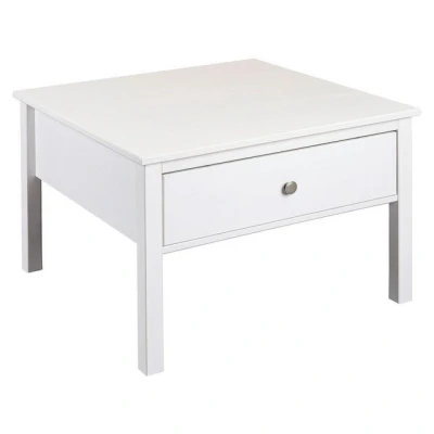 Abbildung von Inter Link Couchtisch CHILLY HOME, Weiß, Kiefernholz massiv, 1 Schublade, B 70 x H 47 T cm