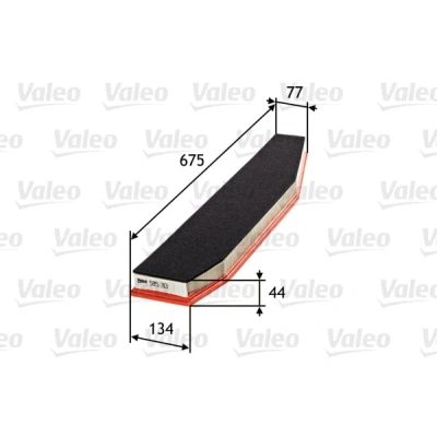 Abbildung von VALEO 585313 Luftfilter 48 134 674 Filtereinsatz mit Vorfilter BMW: X3