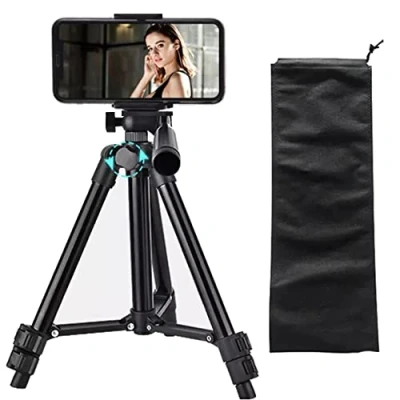 Abbildung von TronicXL Profi 30 60cm Stativ für Smartphone Apple iPhone Tripod Halterung Foto Video Tischstativ Studiostativ I Kurbelstativ Tischständer