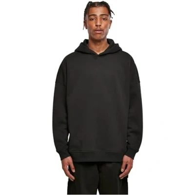 Abbildung von Build Your Brand Herren BY199 Oversized Cut On Sleeve Hoody Kapuzenpullover, Black, M