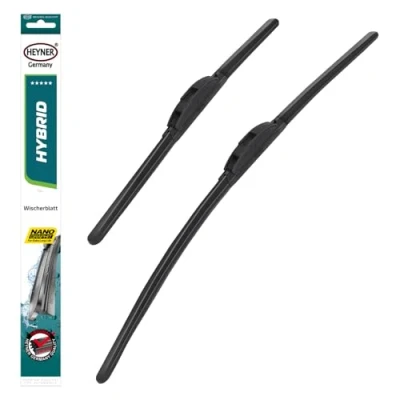 Abbildung von HEYNER® Scheibenwischer Set passend für Toyota Yaris Verso (03.2000 09.2005) HYBRID Flachbalkenwischer Frontscheibenwischer
