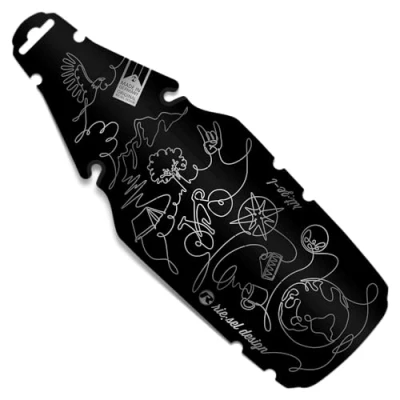 Abbildung von Riesel Design® Mudguard rit:ze XL Schutzblech für Hinterrad / Sattel