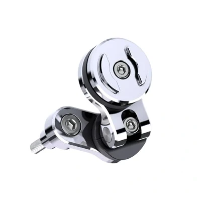 Abbildung von SP Connect Clutch Mount Pro Handyhalter für Motorrad/Scooter Chrom Silber Aluminium