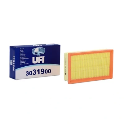 Abbildung von UFI 30.319.00 Luftfilter 57 140,5 239 Filtereinsatz RENAULT: CLIO 2, 3, Modus / Grand Modus, NISSAN: Note I, Juke, MICRA 3