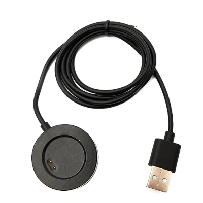 Abbildung von System S USB 2.0 Kabel 95 cm Ladestation für Realme Watch 3 Pro Smartwatch in Schwarz