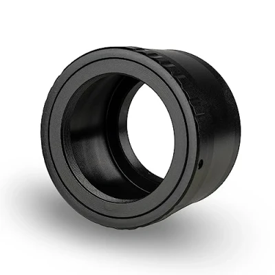 Abbildung von Walimex pro T2 Adapter für Fuji X Adapterring mit manuellem Fokus, einfache Handhabung, Objektiv Anschlussring kompatibel T10, T20, T1, T2, E2, E3