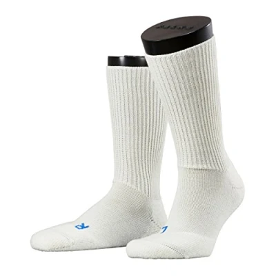 Abbildung von FALKE Unisex Socken Walkie Ergo U SO Wolle einfarbig 1 Paar, Weiß (Woolwhite 2060), 44 45