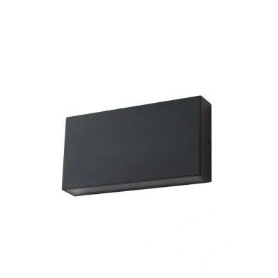 Abbildung von Lindby LED Außenwandlampe Jarte, schwarz, Metall, 17cm, IP54
