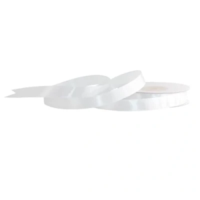 Abbildung von Creativery Satinband, Satinband 12mm x 25m Rolle Weiß