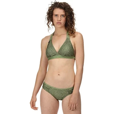 Abbildung von Regatta Flavia Bikini Top für Erwachsene, Green Fields Abstract Print, L