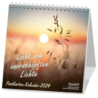 Abbildung von Licht vom unerschöpften Lichte 2024: Postkarten Kalender mit Farbfotos und christlichen Texten