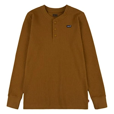 Abbildung von Levi&#039;s Kids Lvb ls thermal henley knit top Jungen Brown (Cathay Spice) 2 Jahre